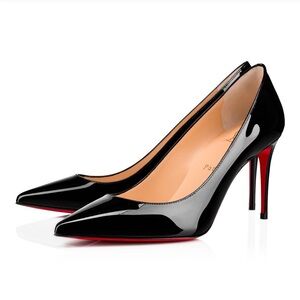 Christian Louboutin Kate 
85 mm Pumps - Patent calf leather Black Heels